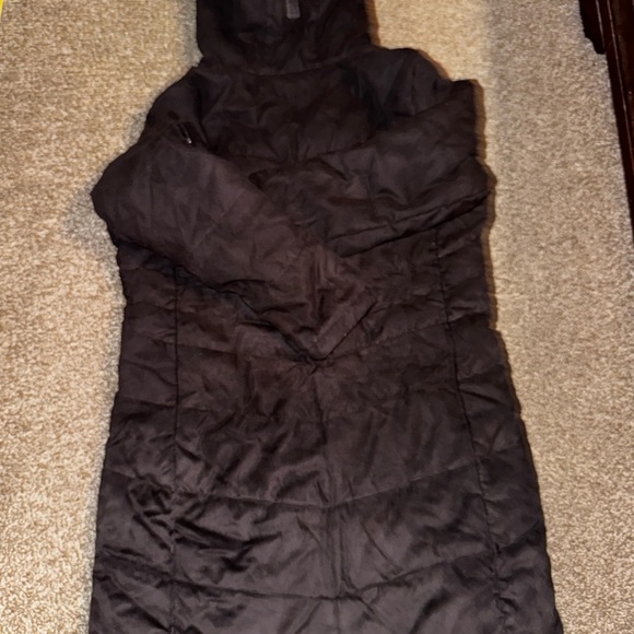 Women's Chocolate Brown L.L Bean Hooded Coat - Picture 7 of 7